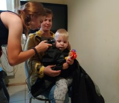 Uruchomiliśmy zakład fryzjerski dla uchodźców z Ukrainy z terenu Janowa Lubelskiego i okolic.